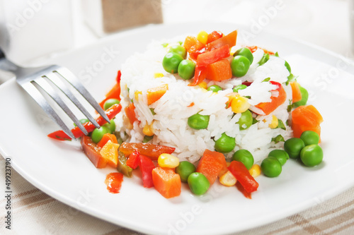 Photo: Vegetarian risotto Vegetarian risotto