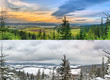 Panoramic landscapes - 2 seasons