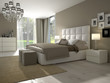 modernes schlafzimmer mit dekoration
