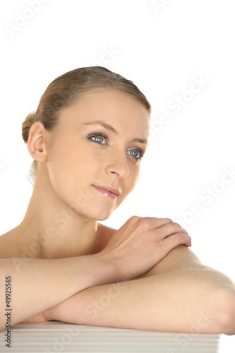 Photo: Woman daydreaming Woman daydreaming