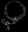 Magic Aladdin Lamp with smoke frame