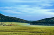 Dusk near the forest