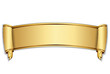 Vector illustration of gold scroll
