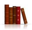 Vector illustration of old books