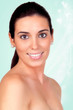 Portrait of beautiful female model