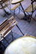 Bistrot, café, bar, seul, vide, rendez-vous, chaise, table