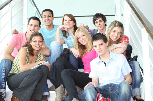 Photo: Youth on stairs Youth on stairs