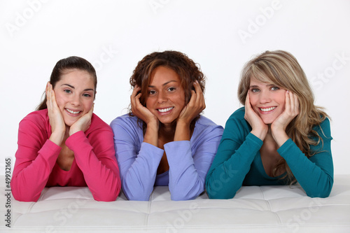 Photo: Three female friends Three female friends