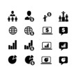 Business Pictogram. Set 16 icons