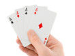 Photo: Playing cards in hand Playing cards in hand
