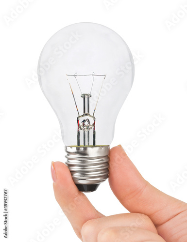 Photo: Hand with lamp Hand with lamp