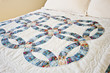 quilt on bed