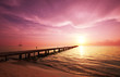 Boardwalk on beach