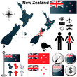 New Zealand map