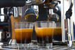 espresso in glassware