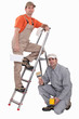 Two decorators collaborating on project