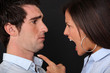 couple having a quarrel