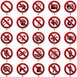 forbidden signs