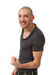 Foto: man on white background man on white background