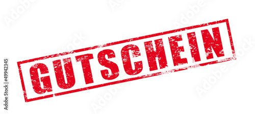 Illustration: Stempel "Gutschein" Stempel "Gutschein"