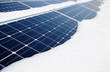snow-covered solar panel