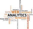 word cloud - web analytics