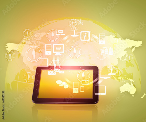 Photo: social network communication social network communication