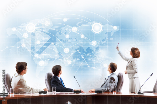 Photo: Business presentation Business presentation