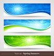 Spring banners