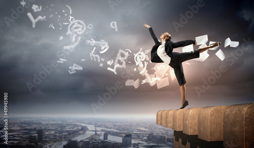 Photo: image of pretty businesswoman image of pretty businesswoman