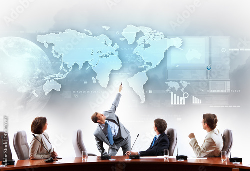 Photo: Business presentation Business presentation
