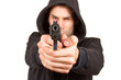 Man with a gun