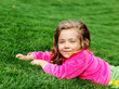 Preschool girl in park