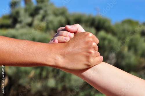 Photo: Friendly Handshake Friendly Handshake