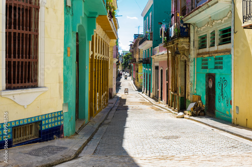 Colorful street in Old Havana