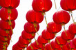 Alignement de lampion pour la fête de l'an chinois