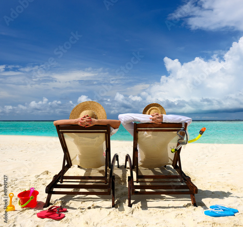 Photo: Couple on a beach Couple on a beach