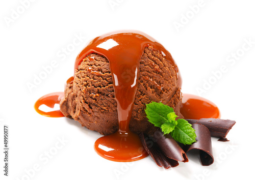Photo: Fudge ice cream Fudge ice cream