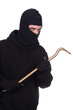 Einbrecher mit Brecheisen #bn