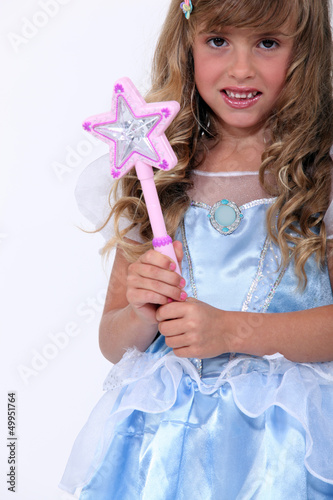Photo: portrait of a little girl in fairy costume portrait of a little girl in fairy costume