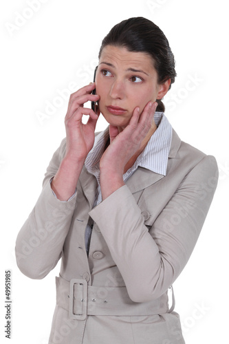 Photo: Worried businesswoman Worried businesswoman