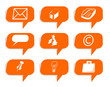 Website illustration images blue