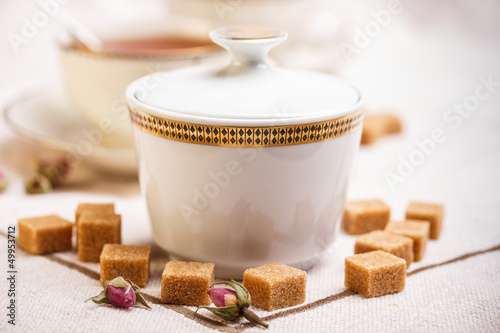 Photo: Porcelain sugar bowl Porcelain sugar bowl