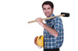 Craftsman with a sledgehammer.