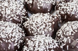 chocolate candy with coconut