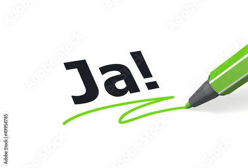 Illustration: Stift- & Schriftserie: Ja! Stift- & Schriftserie: Ja!