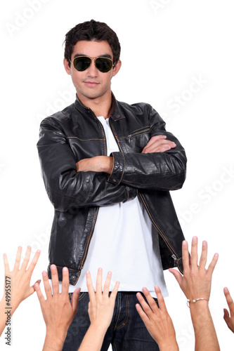 Photo: The leader of the gang The leader of the gang