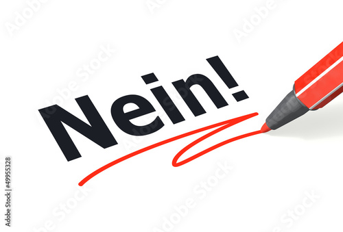 Illustration: Stift- & Schriftserie: Nein! Stift- & Schriftserie: Nein!