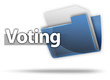 3D Style Folder Icon "Voting"