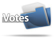 3D Style Folder Icon "Votes"
